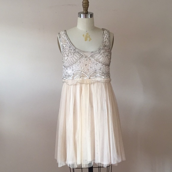 Flapper Great Gatsby inspired Embellished Dress - Picture 1 of 5